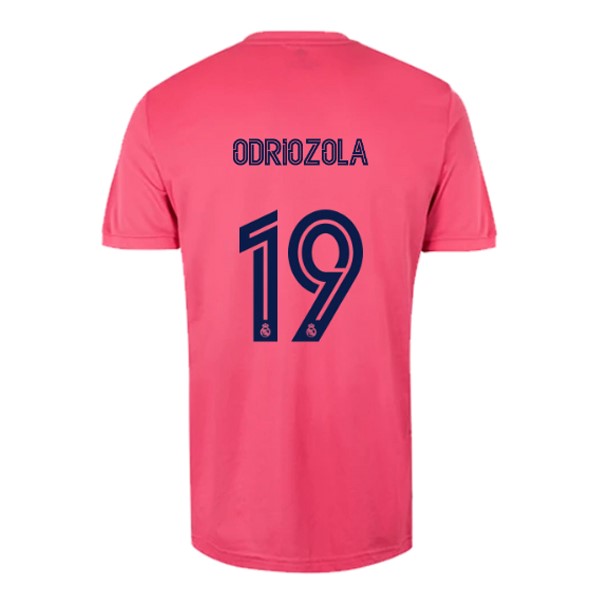 Camiseta Real Madrid Replica Segunda Ropa NO.19 Odriozola 2020/21 Rosa